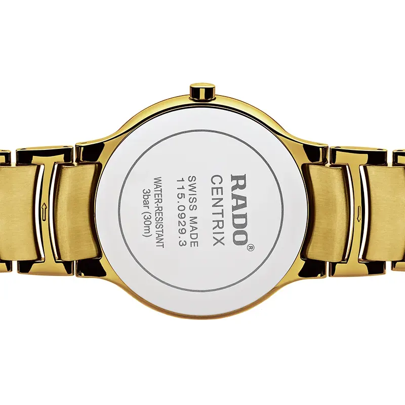 Rado Centrix Yellow Gold-tone Men's Watch- R30527713